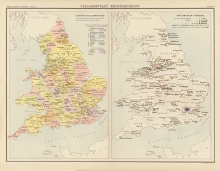Royal Atlas, ca. 1900: Parlementaire vertegenwoordiging
