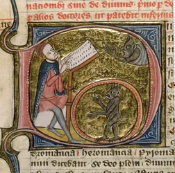 Een Magiër die Demonen Oproept, uit 