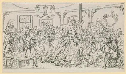 Scène uit het Londense leven