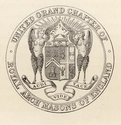 Zegel van de United Grand Chapter of Royal Arch Masons of England, 1817, uit 