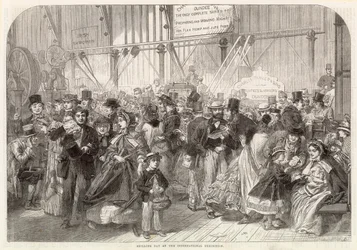 Shillingdag op de Internationale Tentoonstelling 1862