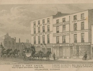 Winkels in Islington, Londen