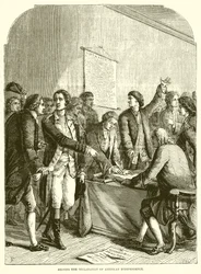 Ondertekening van de Amerikaanse onafhankelijkheidsverklaring