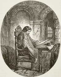 Sir John Eliot in de gevangenis, uit 