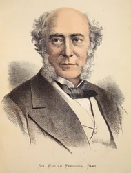 Sir William Ferguson, Bart, illustratie uit De Geïllustreerde Editie van het Leven en de Ontdekkingen van David Livingstone door J. Ewing Richie, uitgegeven door A. Fullarton & Co., 1876