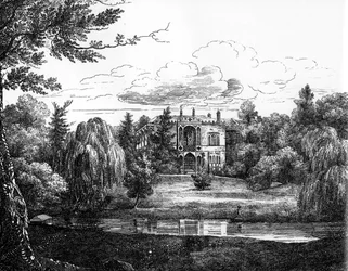 Schets van Greenbank House, Liverpool