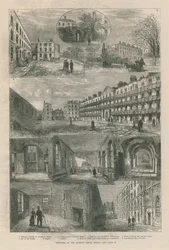 Schetsen van de Queens Bench Prison