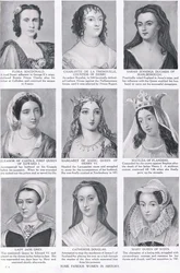 Enkele beroemde vrouwen uit de geschiedenis, illustratie uit Hutchinson