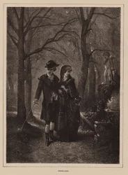 Lentetijd (gravure)