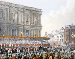 St Pauls, 7 maart 1863, uit A Memorial of the Marriage of Edward VII and Alexandra of Denmark, pub. 1864