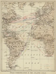 Stoomcommunicatie in de Atlantische Oceaan