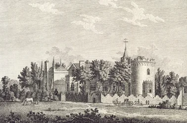 Strawberry Hill: Noordkant, 1784