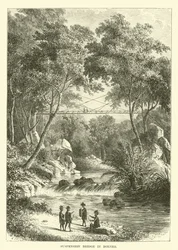 Hangbrug in Borneo