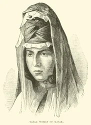 Tataarse vrouw van Kasak