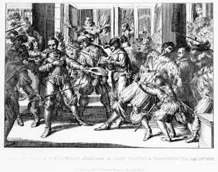 De moord op George Villiers, 1e hertog van Buckingham, c.1822