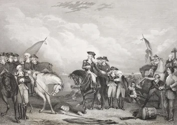 De Slag bij Trenton, 26 december 1776, uit 