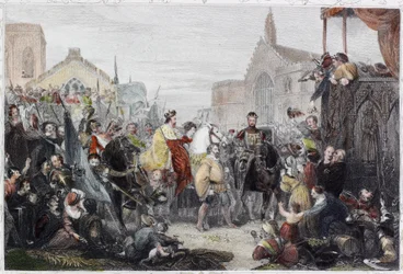 De Zwarte Prins betreedt Londen