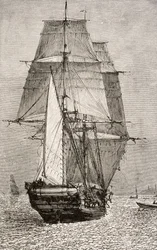 De Brig HMS Beagle, uit 