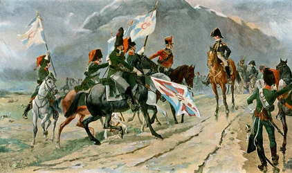 De verovering van vijf Portugese standaarden