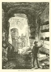 De catacomben in Rome