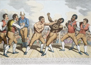 Het einde van de strijd of de kampioen triomfantelijk, gepubliceerd 1811