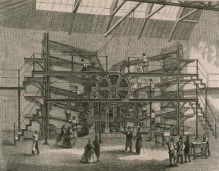 De Daily Telegraph Tien-Voeder Drukmachine