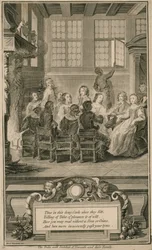 De Hertog en Hertogin van Newcastle en hun familie