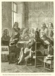 De graaf van Shrewsbury en andere edelen sturen hun voorstellen naar de Prins van Oranje