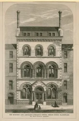 De kantoren van de Economic Life Assurance Company, Bridge Street, Londen
