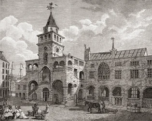 De Beurs, Newcastle upon Tyne in de 17e eeuw, uit 