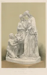 De vondst van Mozes door B E Spence