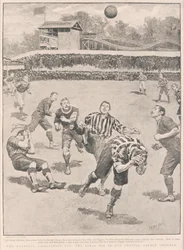 De Voetbalbond Beker - De Finale in de Crystal Palace Grounds, 1895