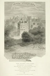 Het Globe Theatre, Bankside, Southwark, naar een tekening uit Pennants Londen, voor het eerst gepubliceerd 1793, gegraveerd door James Stow (c.1770-p.1820), gepubliceerd 1812