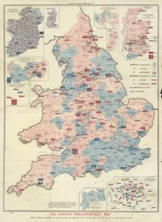 De Graphic parlementaire kaart