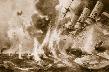 De grote Britse overwinning bij de Falklands: Duitse admiraal gaat ten onder met zijn vlaggenschip