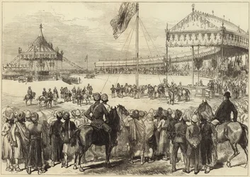 Het Keizerlijke Durbar in Delhi