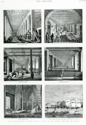 De Indo-Chinese Opiumhandel: Aantekeningen bij een opiumfabriek in Patna, uit The Graphic, 1882