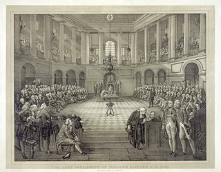 Het Laatste Parlement van Ierland gekozen in 1790