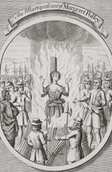 Het martelaarschap van Margeret Polley in Tunbridge, uit 