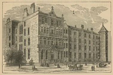 Het Metropolitan Ziekenhuis, Kingsland Road, Londen