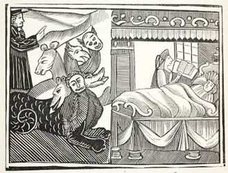 Het Wonder der Wonderen, illustratie uit Chap-books of the Eighteenth Century door John Ashton, gepubliceerd 1882