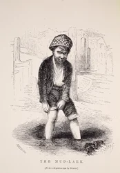 De Modder-Lark, naar een daguerreotype door Richard Beard, illustratie uit London Labour and London Poor door Henry Mayhew, pub. 1862