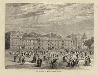 De opening van Keble College, Oxford