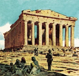 Het Parthenon in Athene