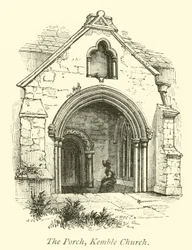 De portiek, Kemble Church