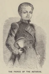 De prins van Asturië (gravure)