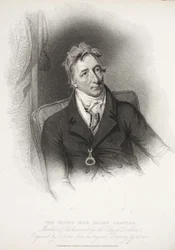De Zeer Eerwaarde Henry Grattan, gegraveerd door J. Godby naar origineel tekening door A. Pope, 1810