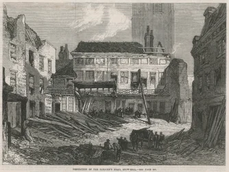 The Saracens Head, Snow Hill, Demolition