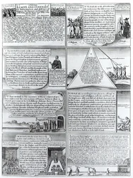 De Plechtige Liga en Verbond van 1643, gegraveerd door W. Hollar (1607-77)