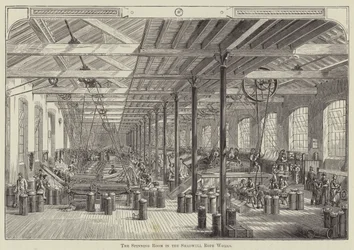 De Spinruimte in de Shadwell Touwfabriek